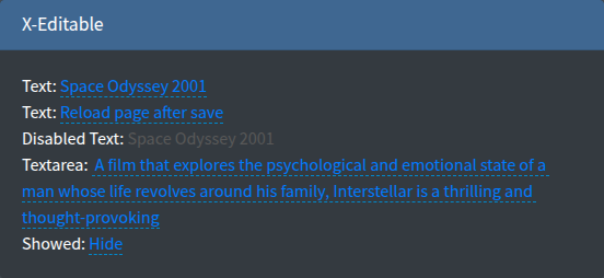 x-editable fields